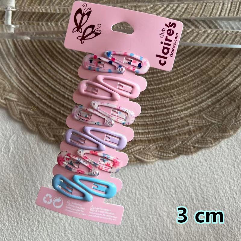 New Cartoon Cute Printed Hairpins Set Women Girls Child Hairgrips Hair Clips Pins Barrettes Accessories Hairclip Headdress