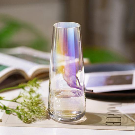 Clear Flower Vases for Table Desk Decor Modern Centerpiece Home Indoor Glass Decorative Vase for Wedding