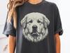 Smoking Great Pyrenees Shirt, Vintage Y2K Grunge Pyr Dog Graphic Tee, Funny Dog Face Shirt, Comfort Colors® Edgy Meme T Shirt