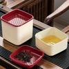 New Mini Desktop Tea Drain Bucket Drainage Detachable Desktop Trash Can Multifunctional Tea Filter Box