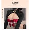 Domila Wears Two Front and Back To Trap Surprises Before Opening The Curtain To Show The Chest Cheongsam F877 Erotic Underwear Sexy Temptation Uniform