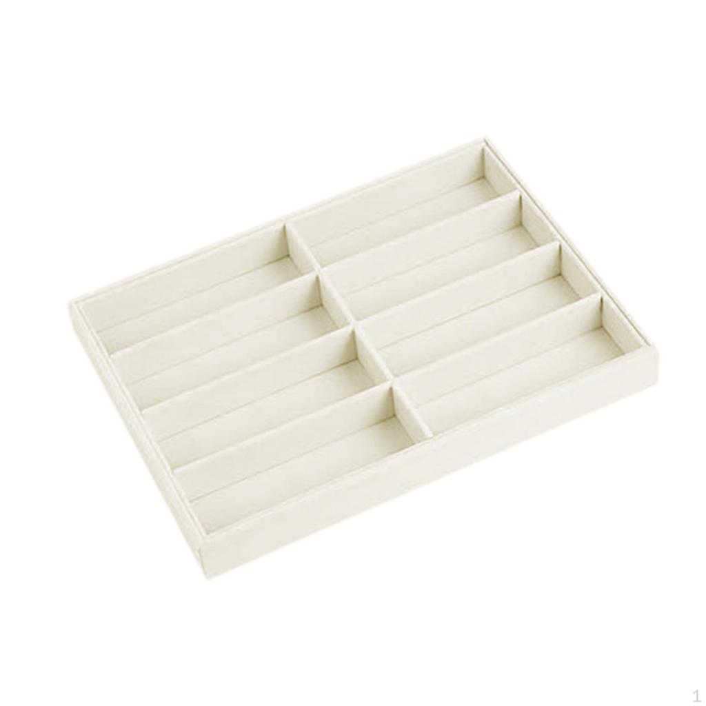 Sunglasses Organizer Tray 8 Grids Glasses Display Saving Jewelry Organizers Container for