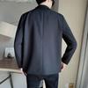 Blazer da Uomo Estivo Moda Business Stile Britannico Gentleman Slim Professionale Abito Formale