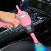 1pc Pink 3 In 1 Integrated Suction And Blowing Vacuum Combination Vacuum Cleaner USB Charging Small Car Household Vacuum Cleaner