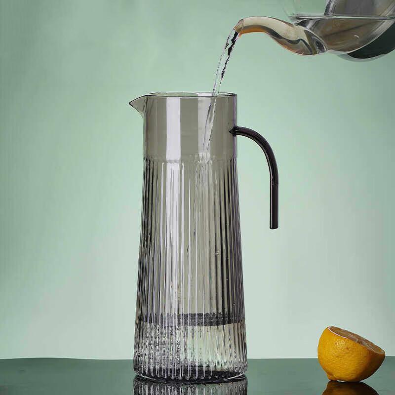 Acrylic Plastic Striped Cold Water Pitcher