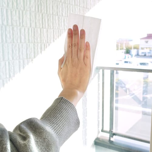 Azuma Industrial Glass Cleaning Wet Wipes (20-Pack), No Detergent, Water, or Tools Required, Peach-Scented Glass Cleaning Wipes, Anti-Fog, Leaves No S