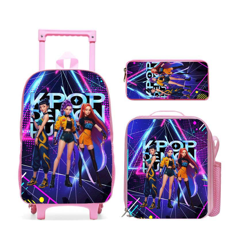 Kpop Witch Hunter Girl Group Schoolbag High Definition Printing Casual Crossing Border Lightweight Tie Rod Backpack One Piece Hair