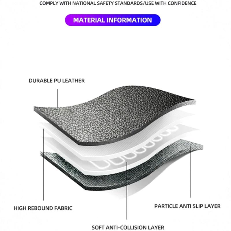 1/2Pcs Leather Car Anti-Kick Mats Auto Seat Back Protector Cover For KIA Cerato Sportage R K2 K3 K5 K6 K7 K8 RIO 3 4 sorento picanto