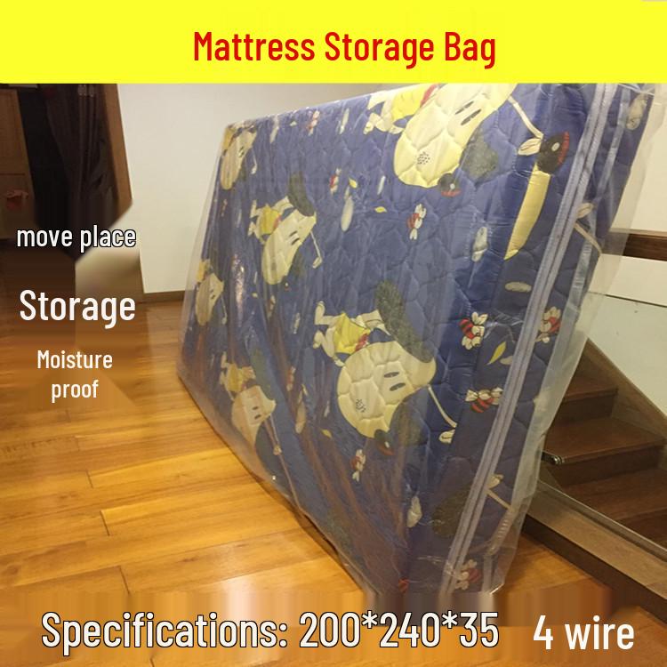 PE Plastic Mattress Storage & Moving Bag - Dustproof & Moistureproof