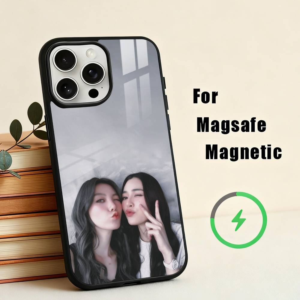 The S-Secret of UsLingorm Phone Case For iPhone 17,16,15,14,13,12,Plus,Pro,Max for Magsafe Magnetic Wireless Charging