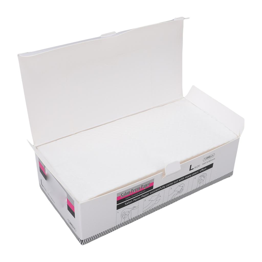 1000PCS Hair Perm Paper Breathable Heatproof High Toughness Thin Mesh Hair Styling Curling Paper for Home Salon Shop