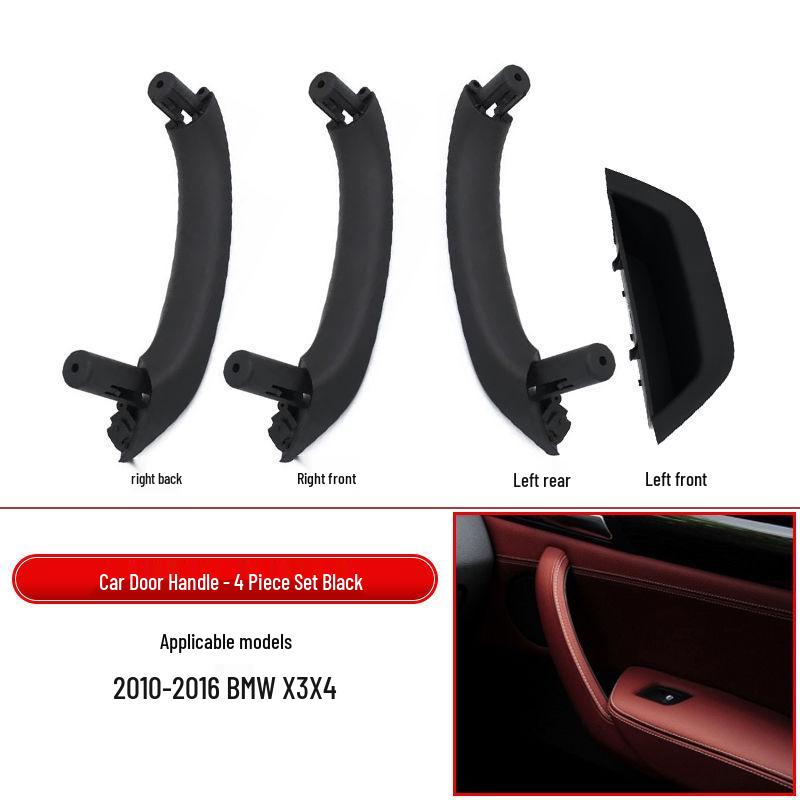 Enhanced BMW X3 Door Handle Inner Cover & X4 Armrest Storage Box with Improved Material & Non-Sticky Finish.