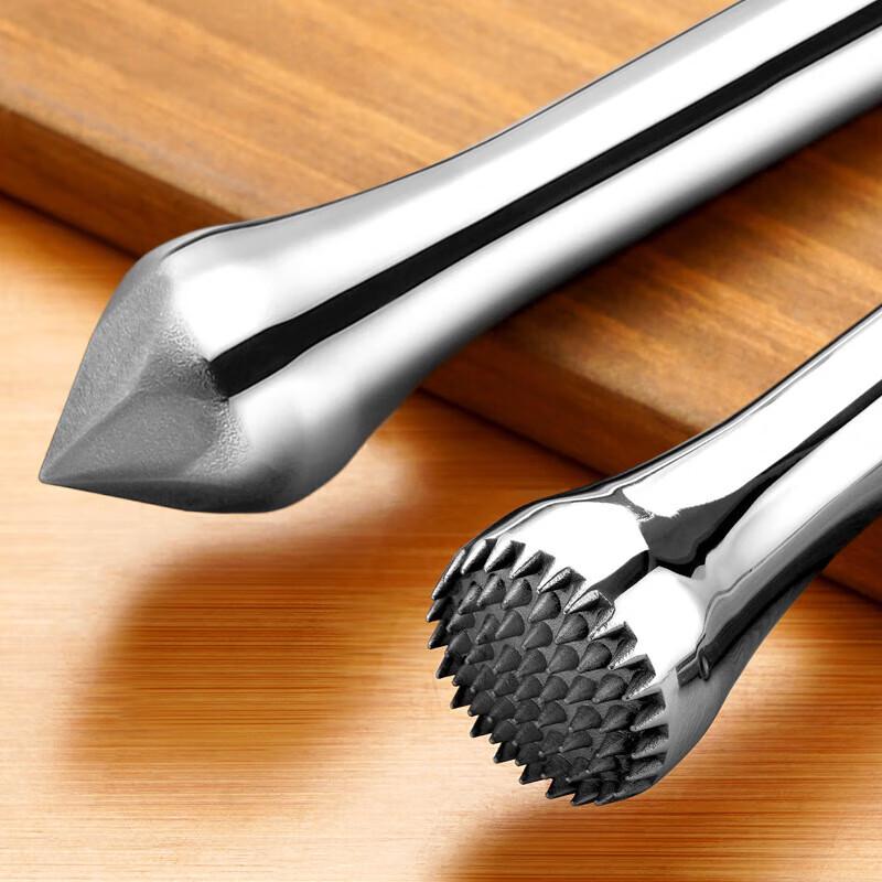 304 Stainless Steel Cocktail Muddler with Bear Handle