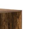 Wardrobe Smoked Oak Finish 100 x 50 x 200 cm Engineered Wood
