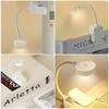 Led Clip On Book Light Portable Reading Light Type-C Rechargeable Eye Protection Stepless Dimmable Flexible Mini Desk Lamp