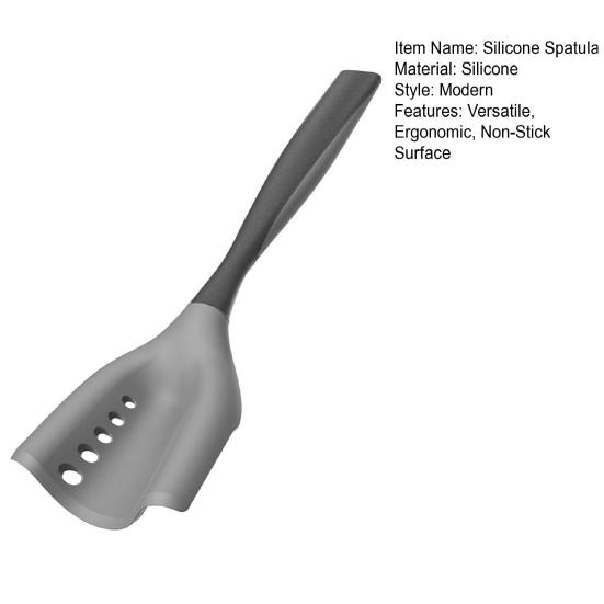 Silikonowa Szpatułka do Mielenia Mięsa Rozdrabniacz 2 w 1 Szpatułka do Szatkowania do Filtrowania Oleju Nieprzywierająca Maszynka do Mięsa z Rączką Soft-Grip Odporna na Ciepło Kuchnia
