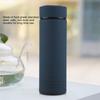 Stainless Steel Water Cups Tea Mugs Vacuum Bottle   (Dark Blue 500ML)