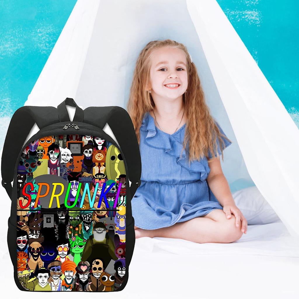 Girls Backpack Primary School Student Backpack Printed Children's Bag Shoulder Bag Pencil Case Three-piece Set