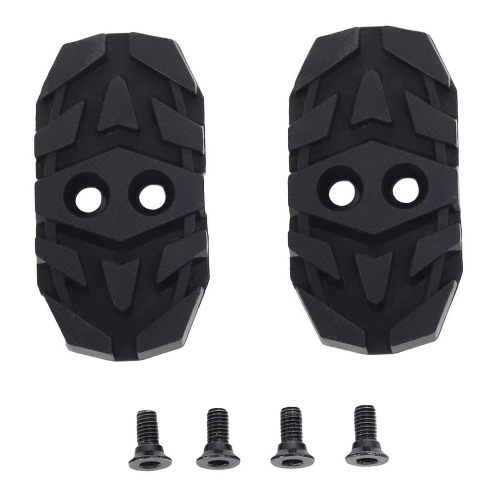2x Shoes Cleat Pedal Adapter Set Cycling Shoe Conversion Kit Parts Cleats for