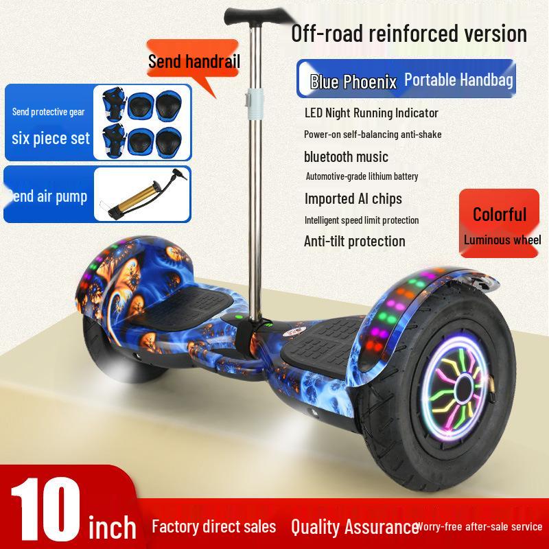 7-Inch Children's & Adults' Bluetooth Balance Scooter - Fast Electric Two-Wheeler