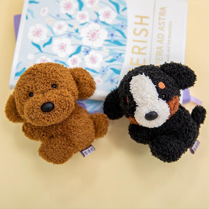 Pet Dog Plush Toys Clip Stuffed Doll Desktop Ornament Curtain Clip Kawaii Room Decor Toys Hobbies Collection Birthday Gifts