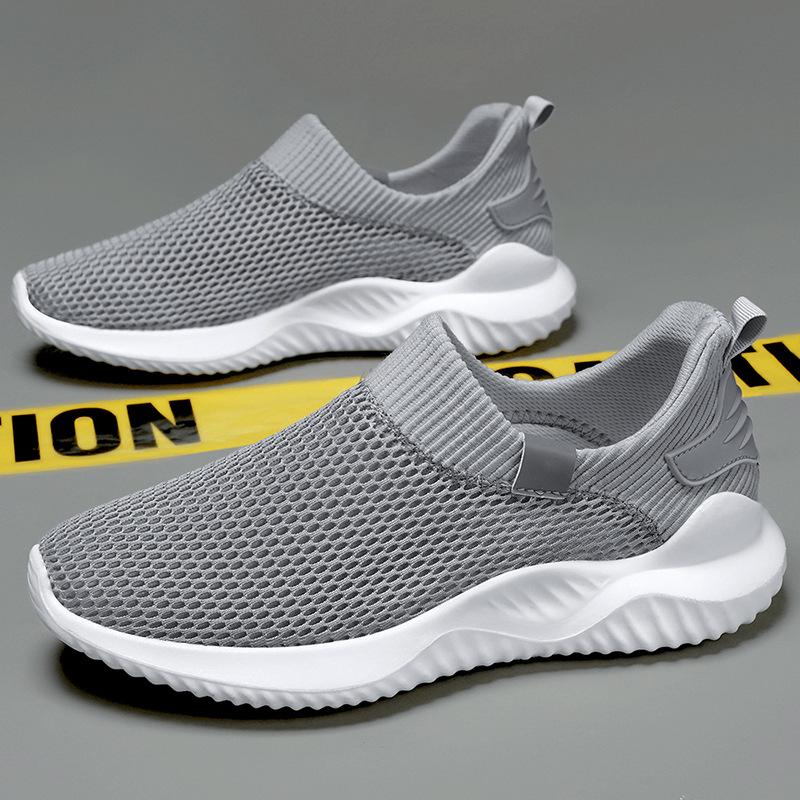 Shoes Men's Spring and Summer Single Shoes Lazy Men's Slip-on Men's Shoes Soft Breathable Sneakers