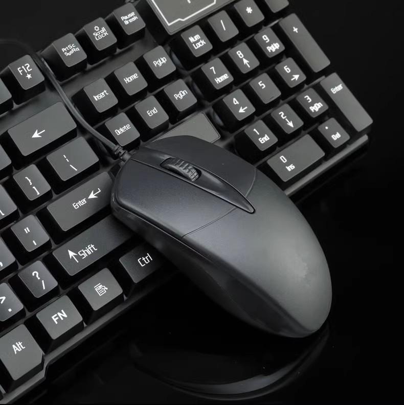 

USB Wired Mechanical Keyboard & Mouse Combo for Desktop, Laptop, Office, and Esports