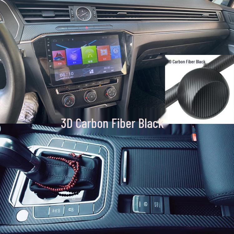 20-21 Magotan Interior Carbon Fiber Trim Kit: Center Console, Gear Shift & Door Panel