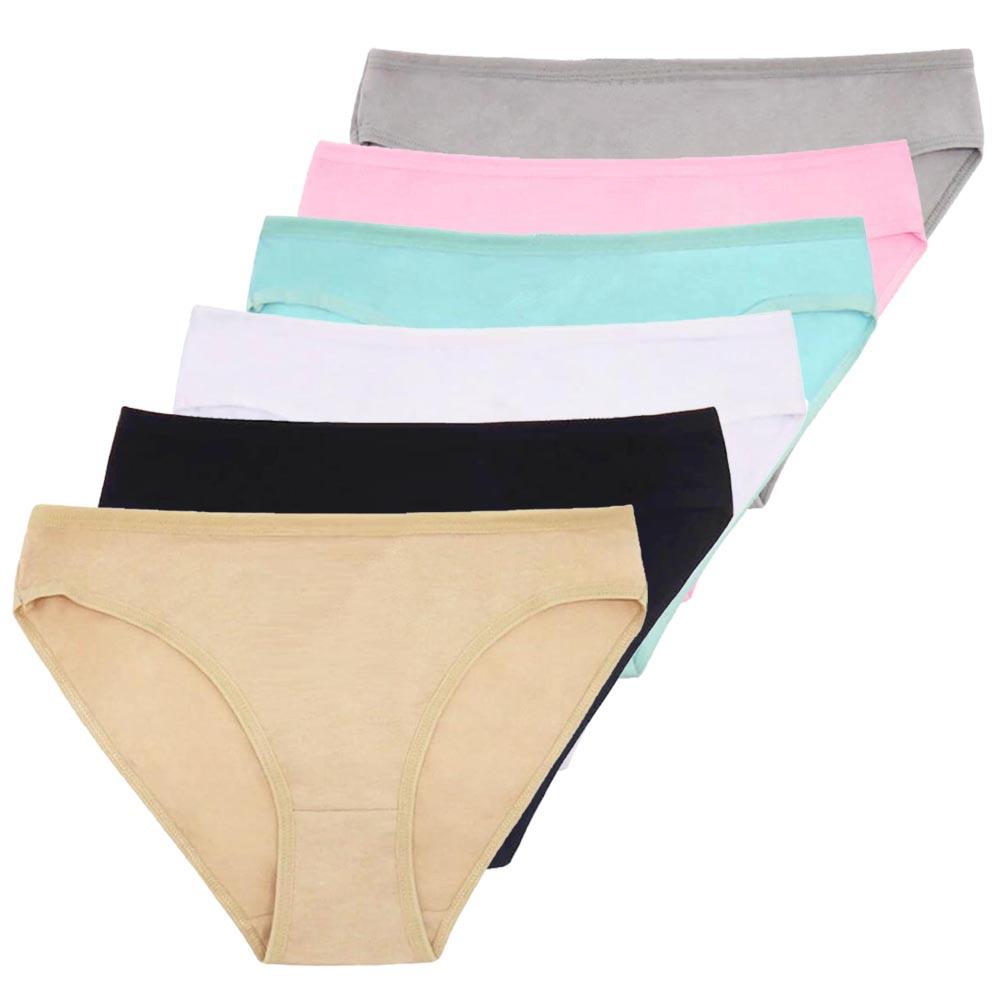 5 Pcs/Kit Women Cotton Panties Sexy Lace Lingerie Low Waist Underwear Girls Briefs M-XL Underpant