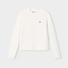 Women's Crew Neck Knit Long Sleeve T-Shirt