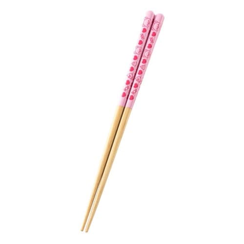 Asahi Koyo Rilakkuma Chopsticks, 18cm, Pink, Dishwasher Safe, AHC16-3, 1 Pair