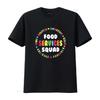 Mens Food Services Squad Cafeteria Crew Helper School Admin Team T Shirt Black X Large Vintage Washed Comfortable Slightly