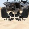 2 Pieces UTV Side Mirror Wide Angle BackwardViewing Easy to Install offOutdoor Vehicle
