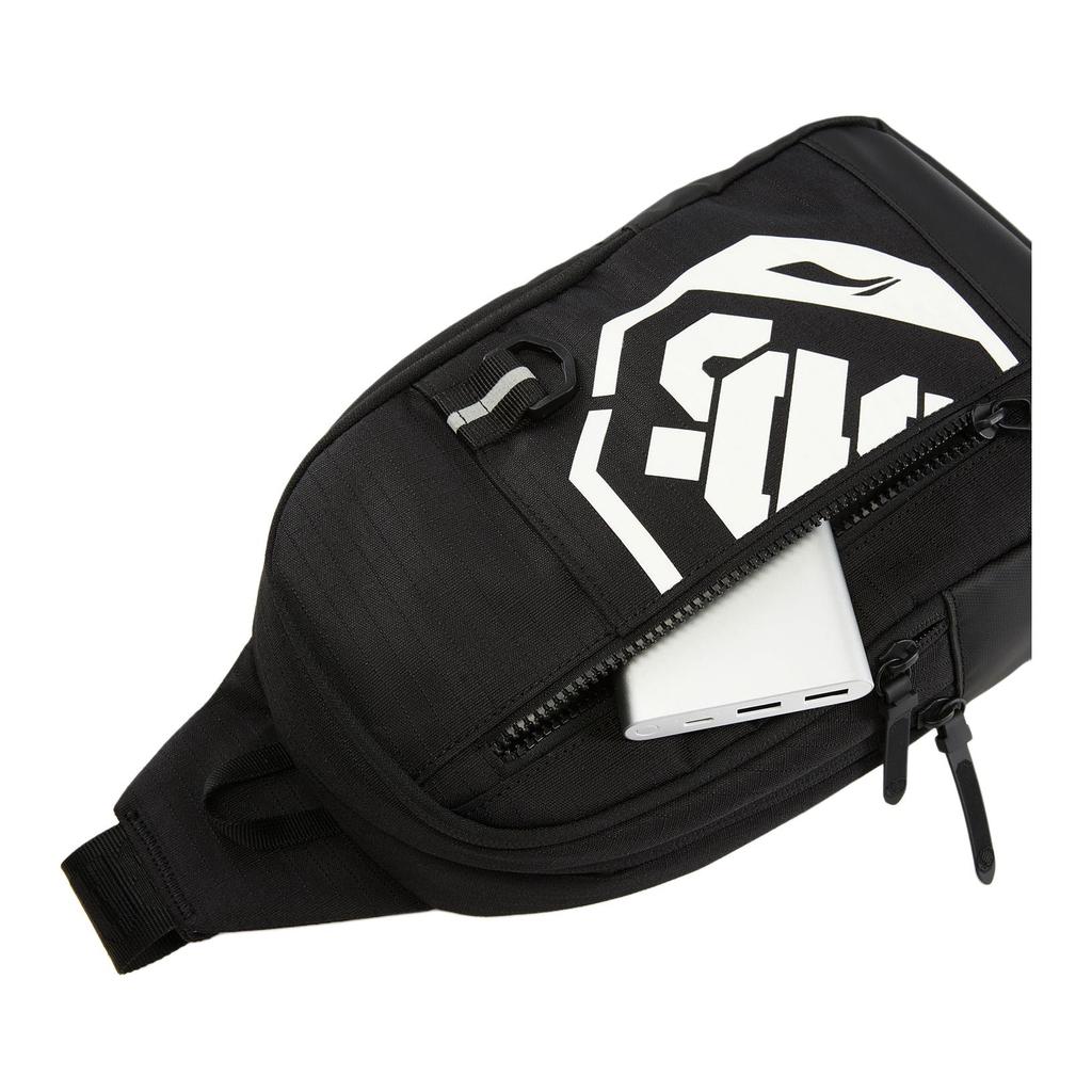 New LiNing BadFive Polyester One Shoulder Crossbody Bag, Sling Bag Regular Unisex Black ABDV207-1