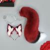 Halloween Fox Ears Beast Ears Headband Comic Exhibition Demon Fox Tail Cos Props Stuffed Fox Ears Tail Suit