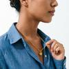 18K Gold-Plated Stainless Steel Opal Aladdin's Lamp Pendant Necklace for Women