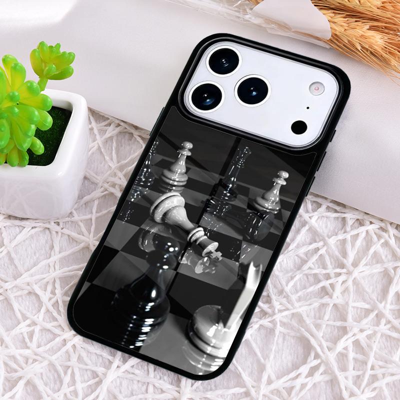 Chess Phone Case for iPhone 17 Air 16 15 11 12 14 13 Pro Max Shockproof Cover