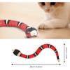 Smart Sensing Snake Toys, Electric Snake Toy, USB Charging Rechargeable Fake Snake Toys Christmas Tricky Prank Props for Kids Pet Play Toy