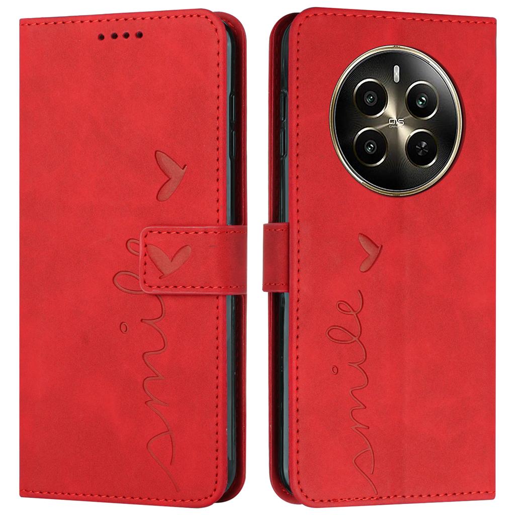 For Realme Narzo 70 5G/Narzo 70 Pro 5G/P1 5G/12 4G/12+ 5G Case Viewing Stand PU Leather Phone Cover Imprinted Pattern