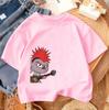 2026 Summer Tross Fashion Cute Print Summer Casual Cute Cotton Comfortable Short Sleeved Top for Boys and Girls