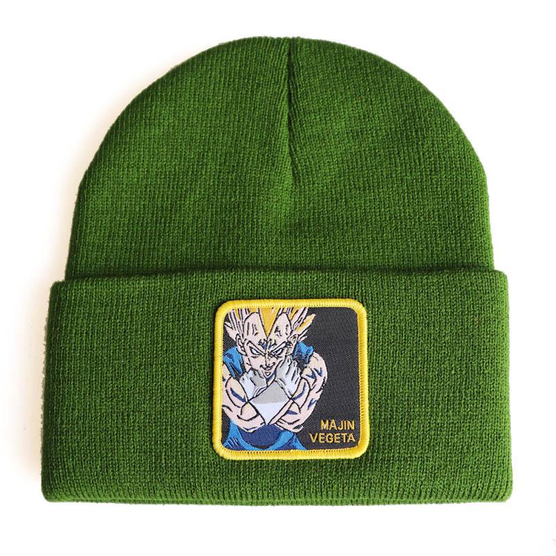 New Anime Cartoon Character Dragon Ball Super Saiyan Knit Hat Beanie Hip Hop Ski Pullover Hat