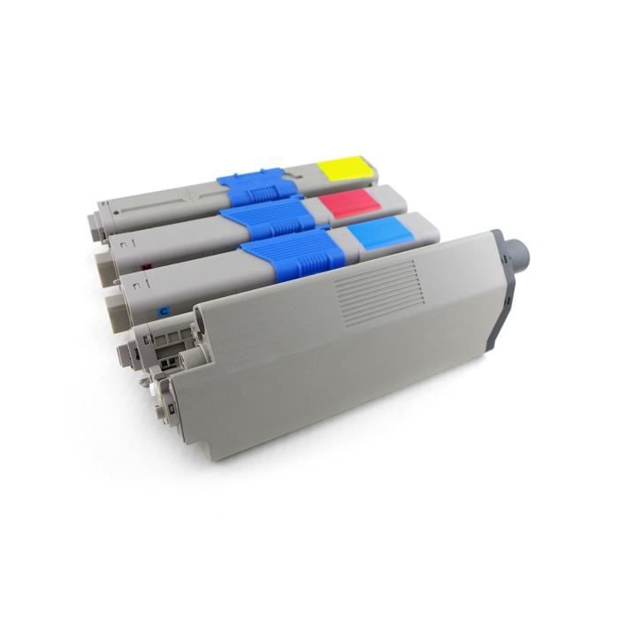 Green2Print - Toner Recyclé Pour OKI MC363DN MC363 - Noir - Rendement 6000 Pages - Pack De 4