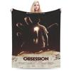Funny Obsession Horror Movie Blanket Soft Flannel Relax Throw Blanket Machine Washable