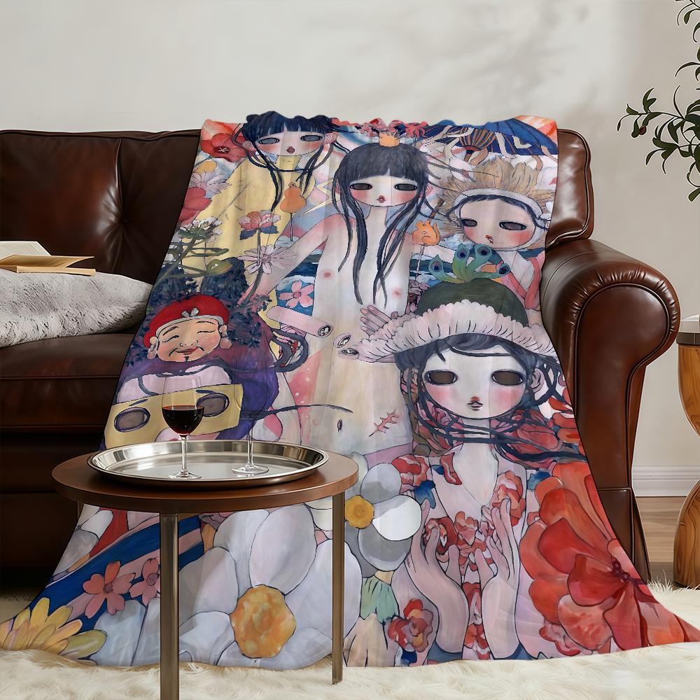 Aya T-TakanoS Cute Blanket Soft Warm Furry Throw Super Kids Toys Bed Sofa Car Cradle