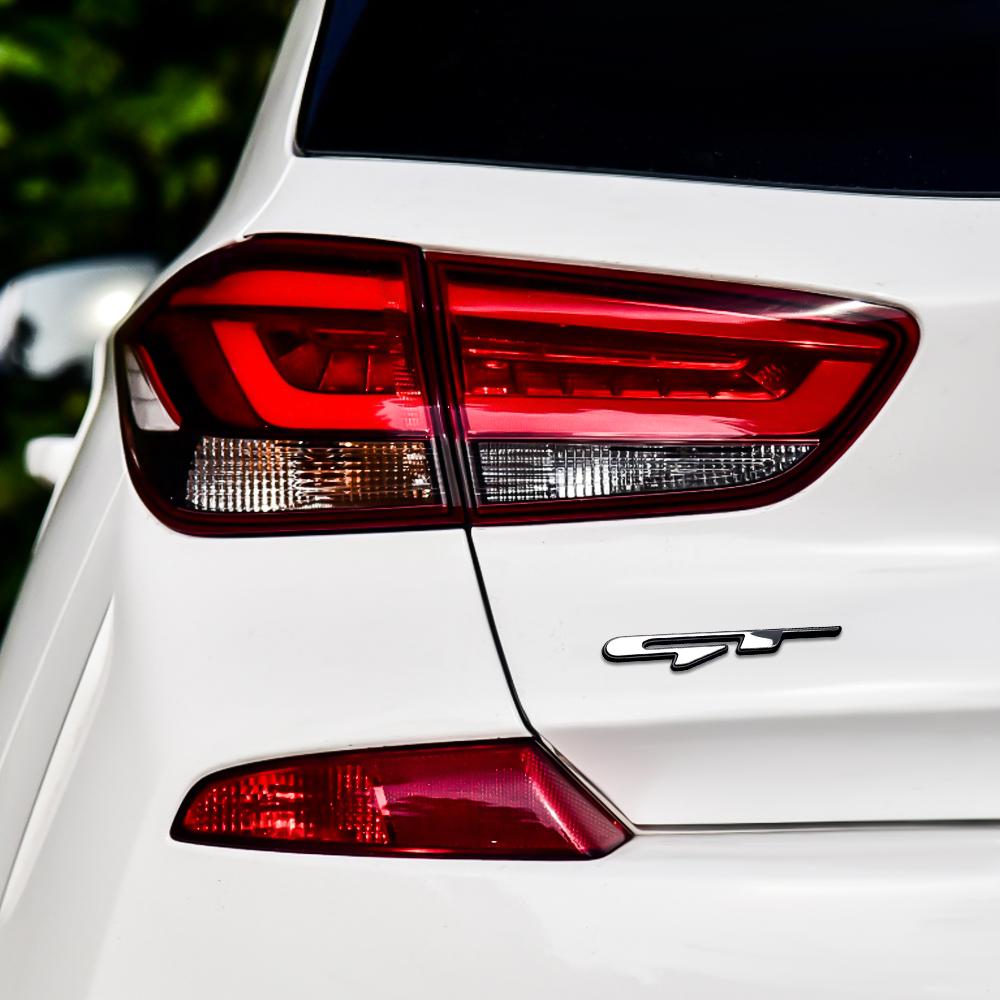 3D Car  Line Design Fender Rear Trunk Body Emblem Badge stickerCeed Cerato Accessories