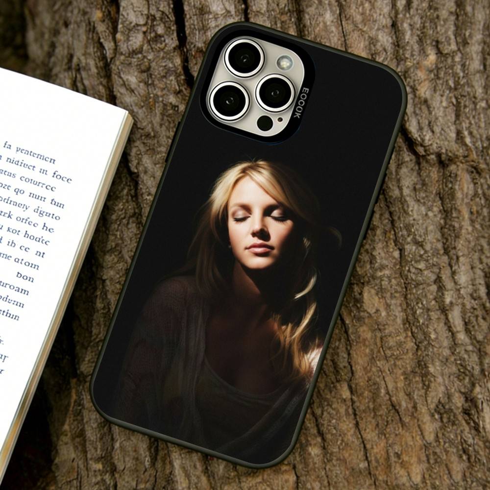 Britney Spears Phone Case For iPhone 17,16,15,14,13,12,11 Plus,Pro Max,XS,Colorful Silver Phone case Funda Cover