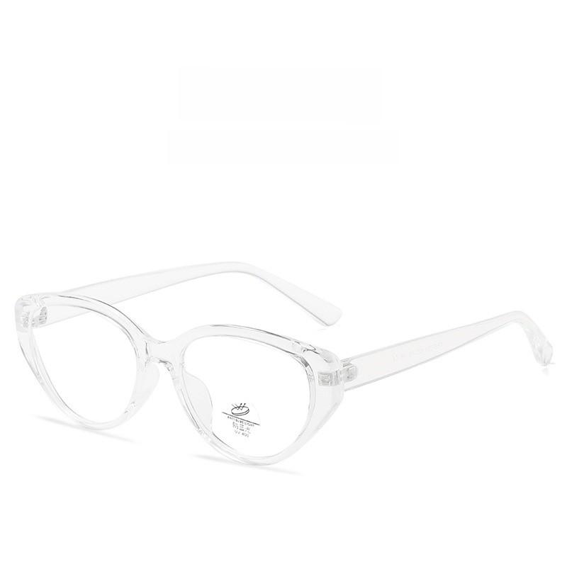 Retro Cat Eye Black Frame Glasses With Blue Light Blocking For Women And Girls
