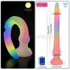 Super Huge Luminous Long Butt Plug Silicone Dildo Octopus Tentacles Anal Plug Dildo, Prostate Massage, BDSM Dilatador, 33"