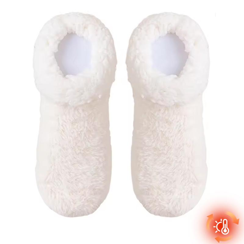 

Womens Winter Slipper Socks Non Slip Grip Thermal Fuzzy Floor Socks Cozy Indoor Sleep Socks Thick Plush Fleece Lined Ankle Socks One Size
