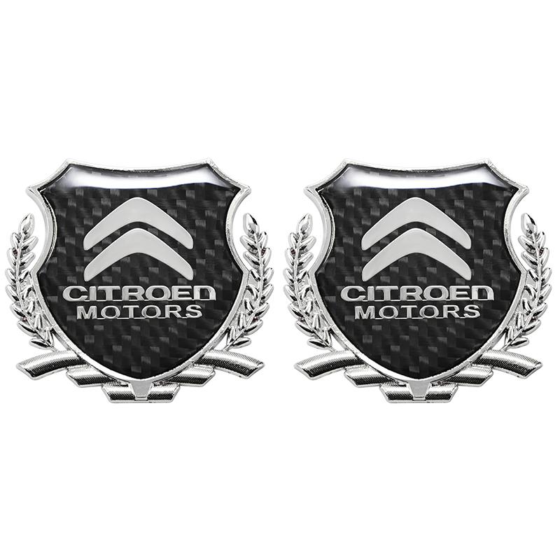 APG1  3D Metal Car Emblem Badges Stickers Car Window Sticker For Citroen C4 C3 C2 C1 Berlingo Xsara Grand Picasso Car Styling Paster